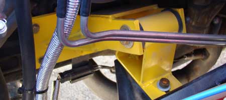 Brown Dog Offroad high performance Super Bracket and Motor Mount Lifts on 4.0L Jeep Wrangler TJ.